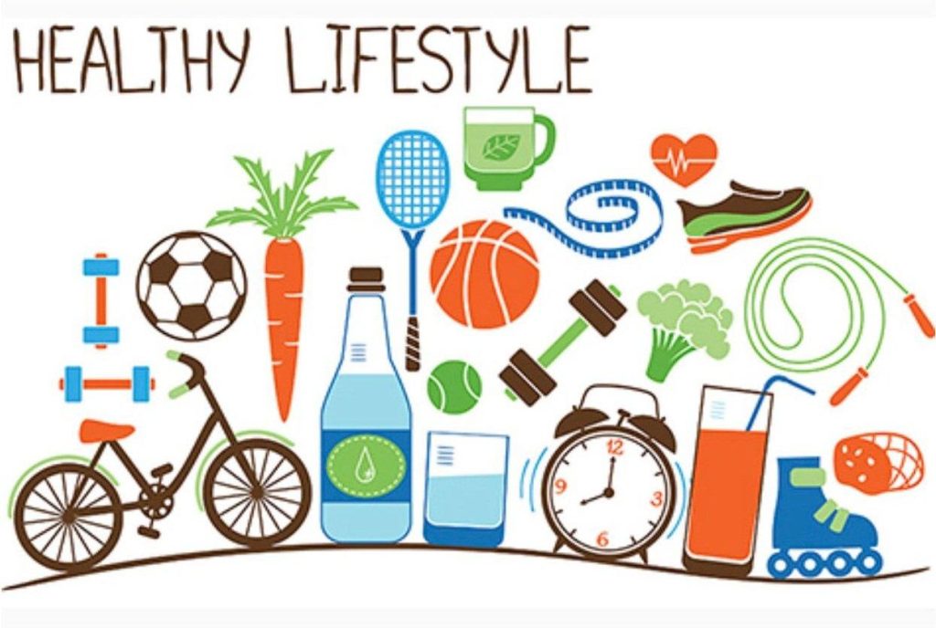 Healthy lifestyle habits for cancer prevention — balanced diet, physical activity, and avoiding tobacco and alcohol