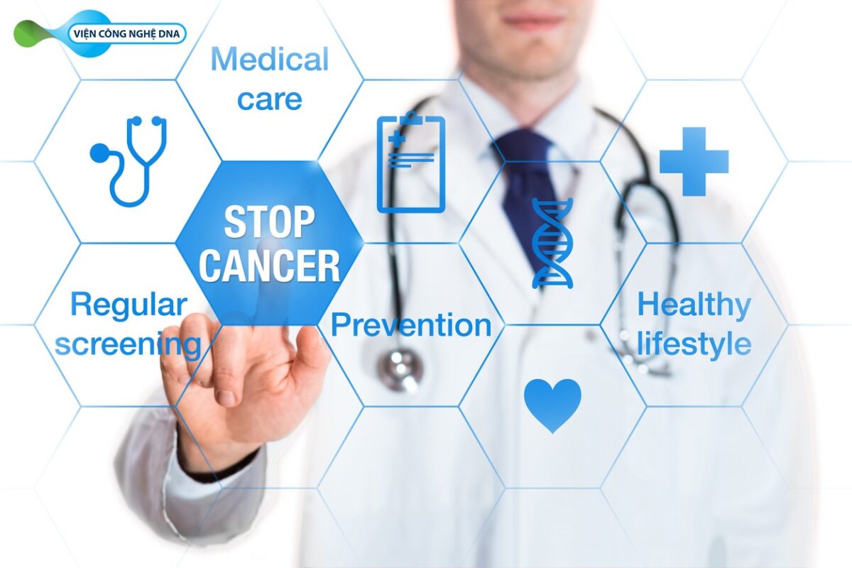 Doctor explaining cancer screening recommendations to a patient during a preventive care consultation