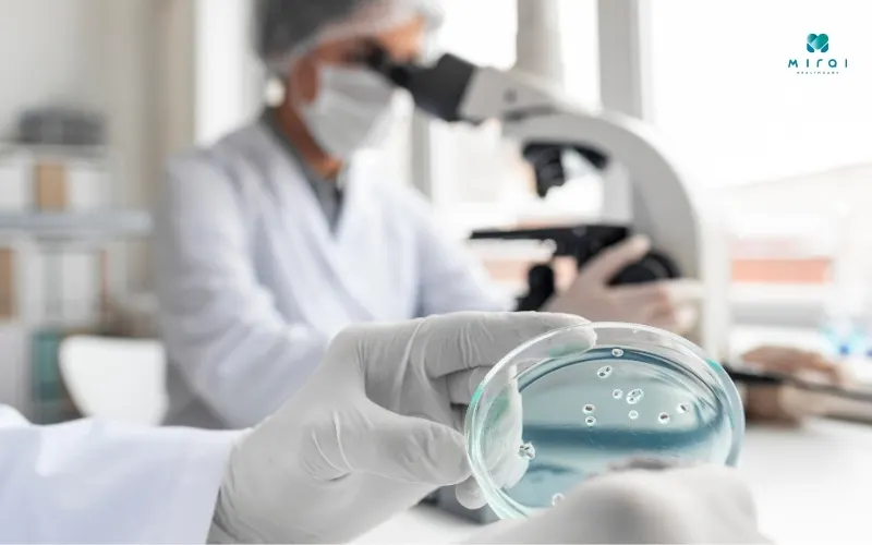 Doctor reviewing cancer screening results with a patient, illustrating the importance of early cancer detection