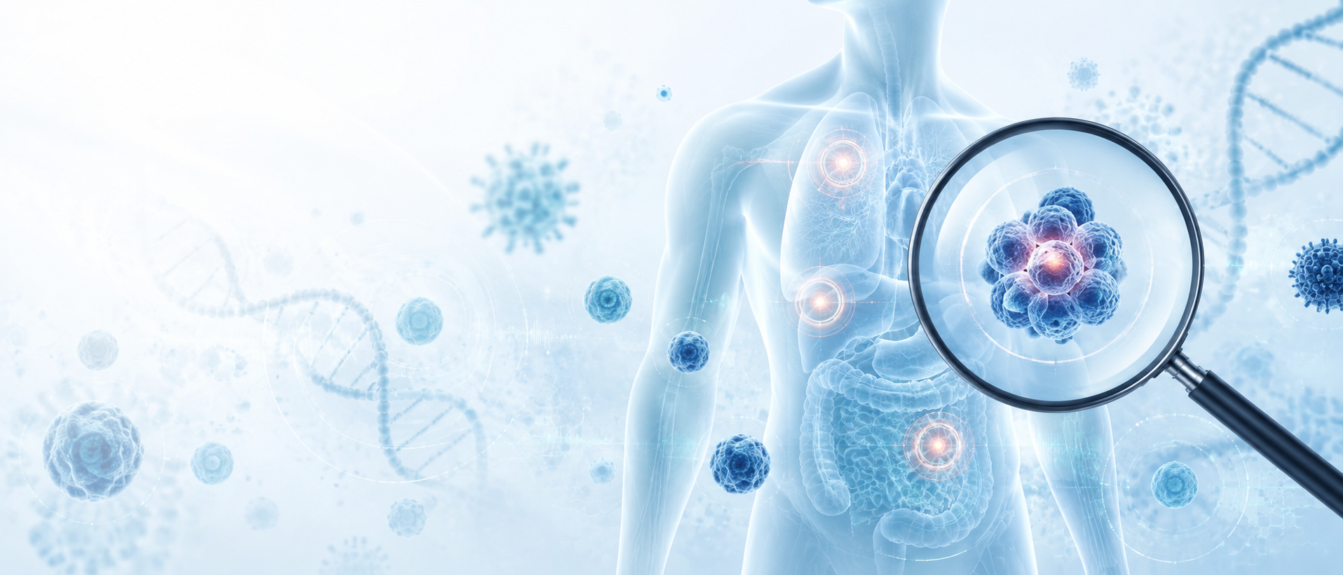 Early signs of cancer warning symptoms educational medical illustration by Horizon Health Institute