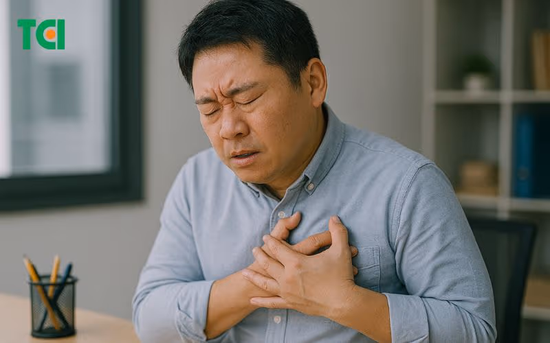 Illustration of why heart health after 40 matters showing cardiovascular risk factors in midlife