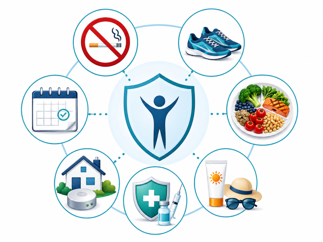 Healthy prevention steps that may help lower cancer risk
