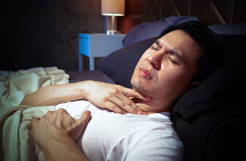 waking up short of breath at night paroxysmal nocturnal dyspnea heart failure PND