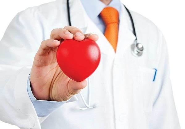 Annual heart health checkup with doctor performing cardiovascular examination including blood pressure and cholesterol screening
