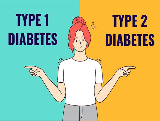 type 1 and type 2 diabetes treatment differences showing insulin versus oral medication