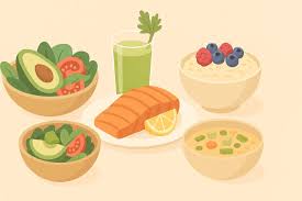 kidney-friendly snacks for CKD — rice cakes with cucumber slices and apple wedges