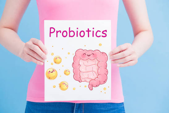 gut microbiome diagram showing bacterial colonies affecting short chain fatty acid production and insulin sensitivity