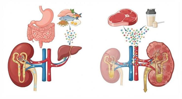 plant protein CKD kidney animal protein uremic toxin indoxyl sulfate p-cresyl sulfate acid load comparison