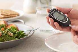 Doctor and patient reviewing prediabetes test results together
