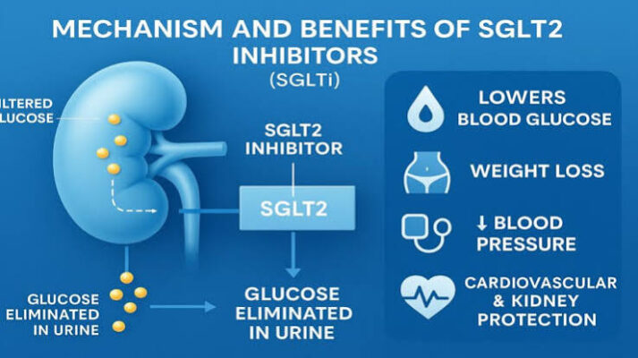 SGLT2 inhibitors and kidney health — featured image of dapagliflozin, empagliflozin, and canagliflozin medication representing SGLT2 inhibitor treatment for CKD