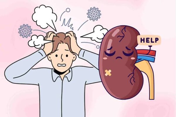 stress kidney health CKD cortisol blood pressure HPA axis stress management kidney disease