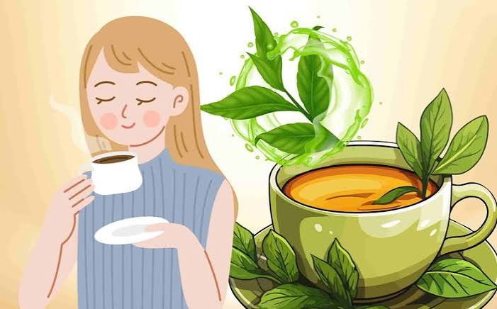 tea and digestive health green tea black tea herbal tea EGCG polyphenols gut microbiome anti-inflammatory IBS