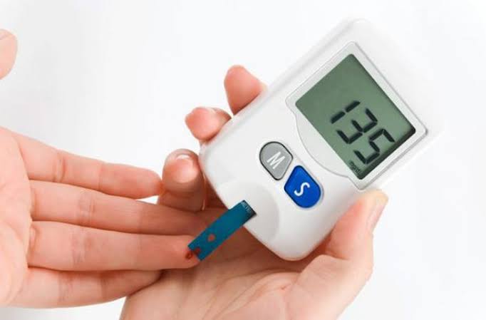 Chart showing annual screening schedule for type 2 diabetes complications including eye kidney and foot exams