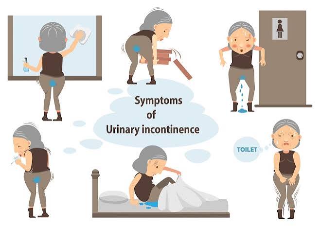 urinary incontinence — adult person discussing bladder control issues with healthcare provider in clinical consultation setting