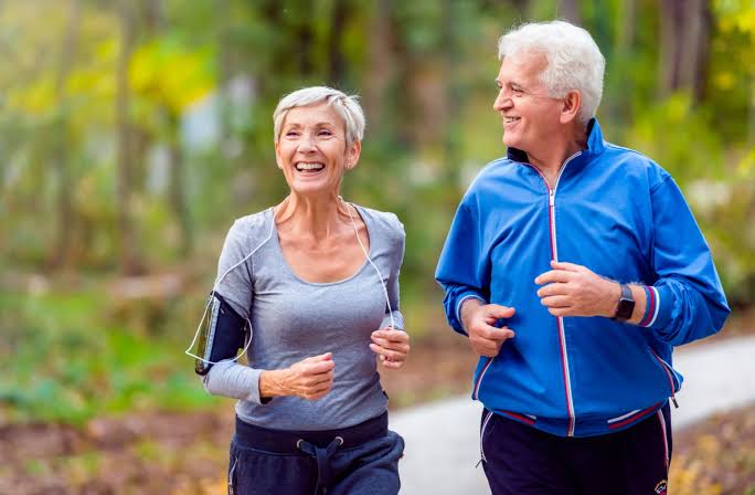 Digestive health after age 60 — older adult maintaining gut health through diet and activity