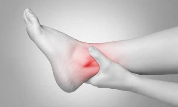 Foot and ankle pain what it may mean — diagram of foot anatomy showing plantar fascia heel Achilles tendon ankle ligaments and metatarsal bones